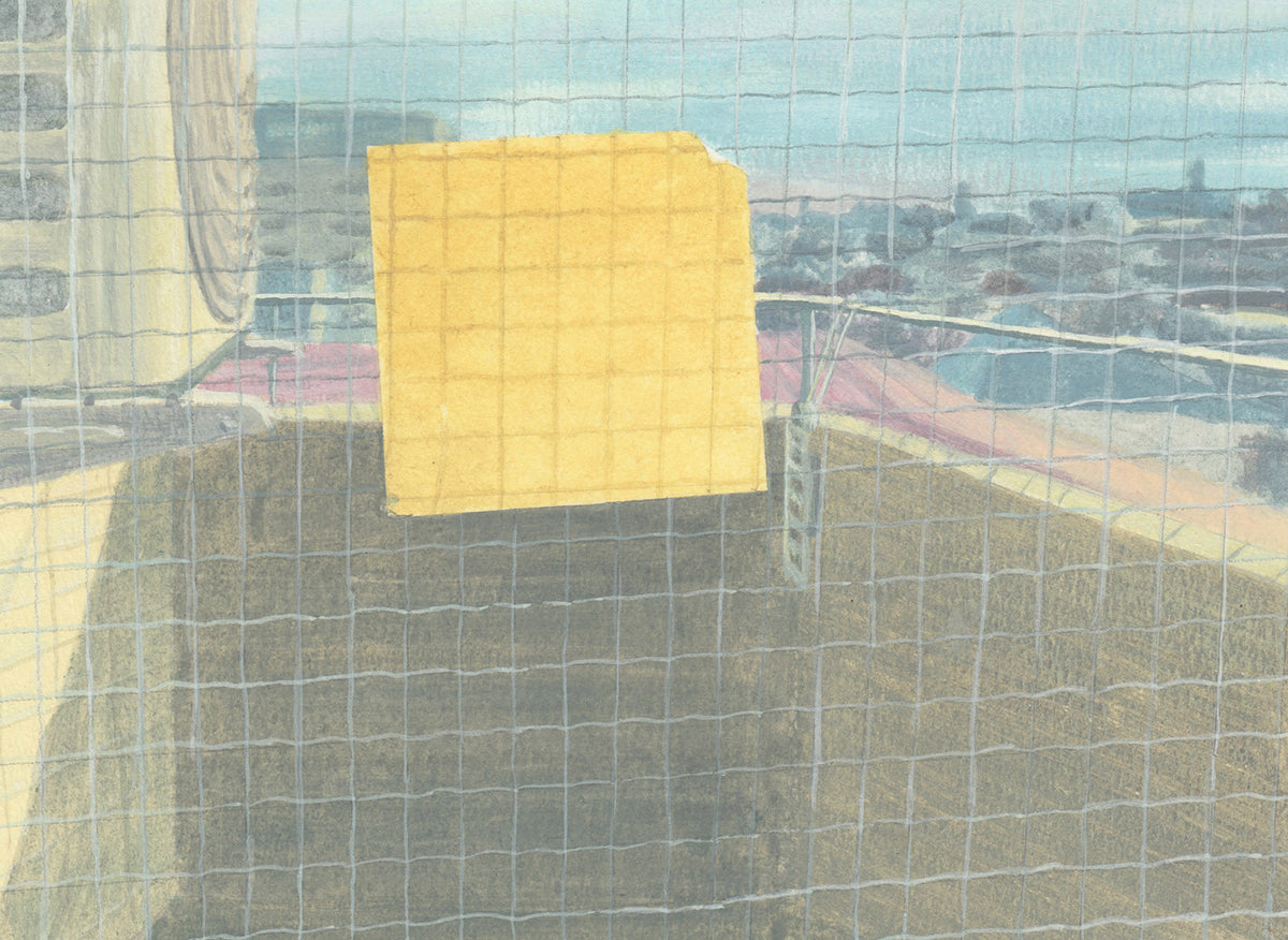 ふせんの葉脈,個展「地平線」(2022),竹浪音羽